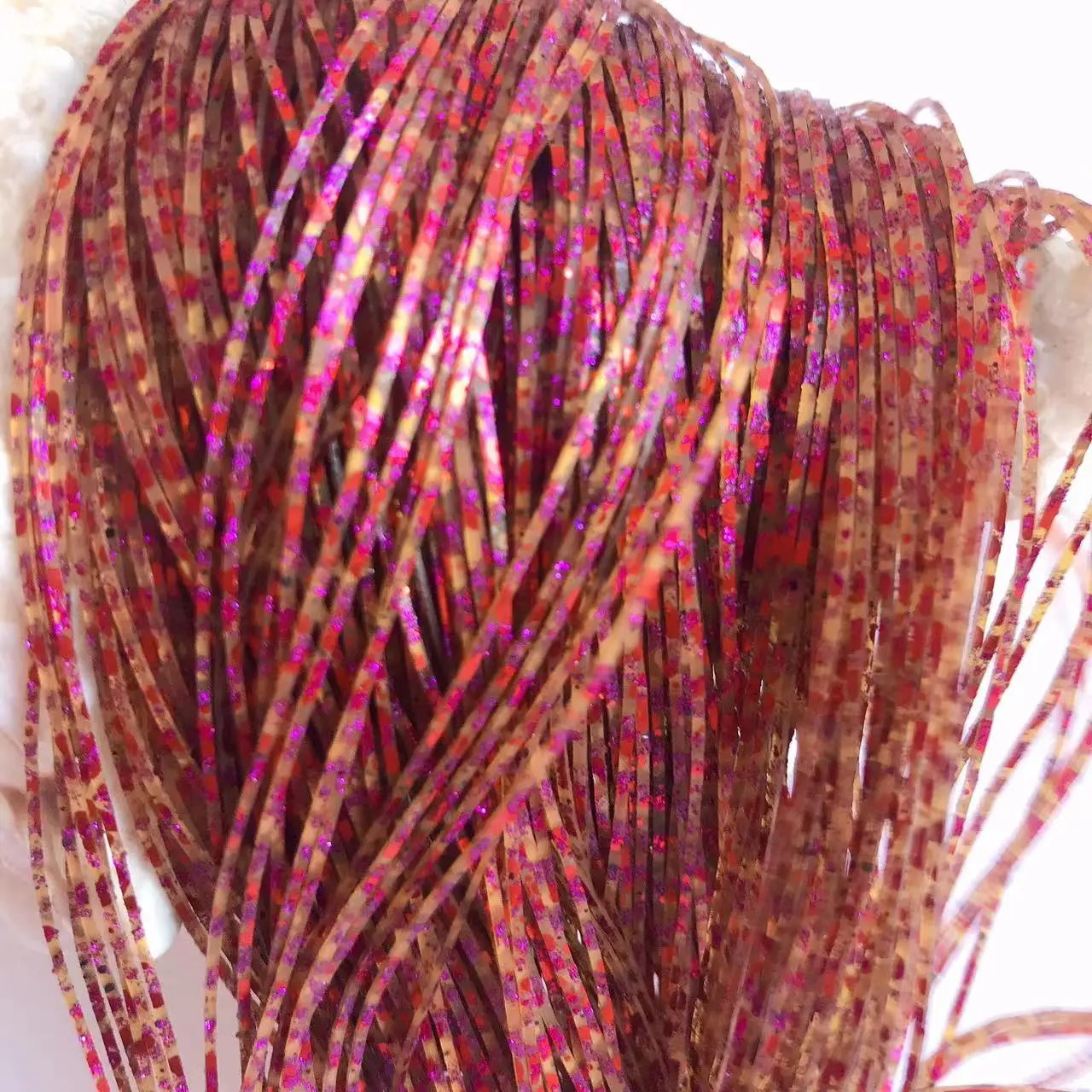 Capas de falda de silicona para señuelo de pesca, Material de falda de silicona para artesanía de aparejos, Spinner DIY, Jigs de goma, Buzzbait 8850-038 - imagen 2