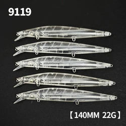 Señuelos Jerkbait 140mm 22g para Lubina y Trucha – Alta Eficiencia