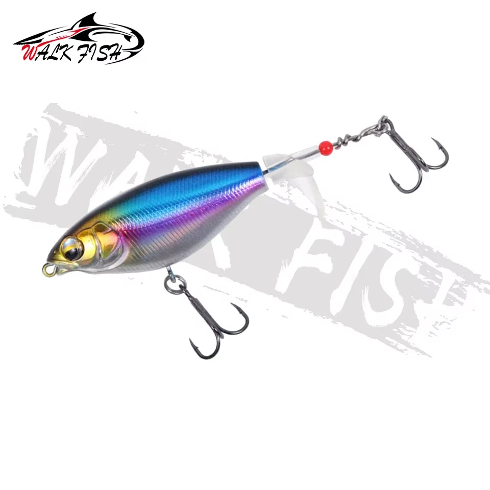 WALK FISH 1 Uds 6g/10g 6,5 cm/8cm Whopper Plopper señuelo de pesca cebos falsos Pufferfish cebos duros artificiales lápiz flotante ruido - imagen 4