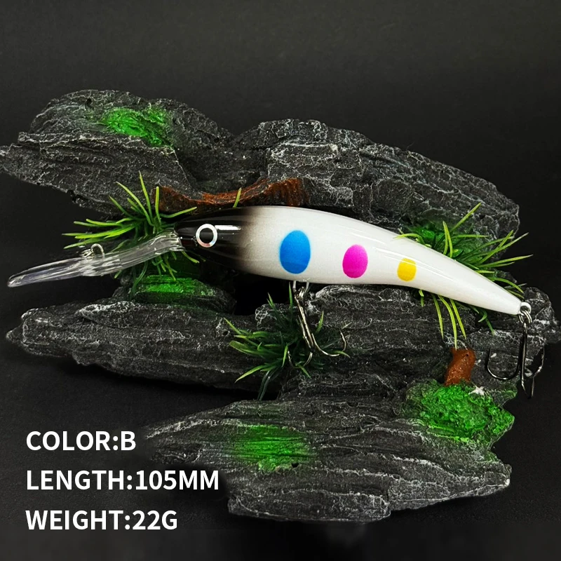 Señuelo artificial para agua salada lubina walleye zander carpa - imagen 2