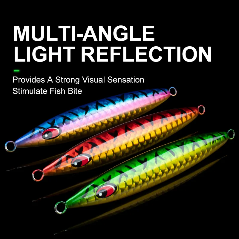 TEASER-J116 250g 300g 400g 500g 600g para pesca Vertical en alta mar, señuelo de Metal para Jigging - imagen 5