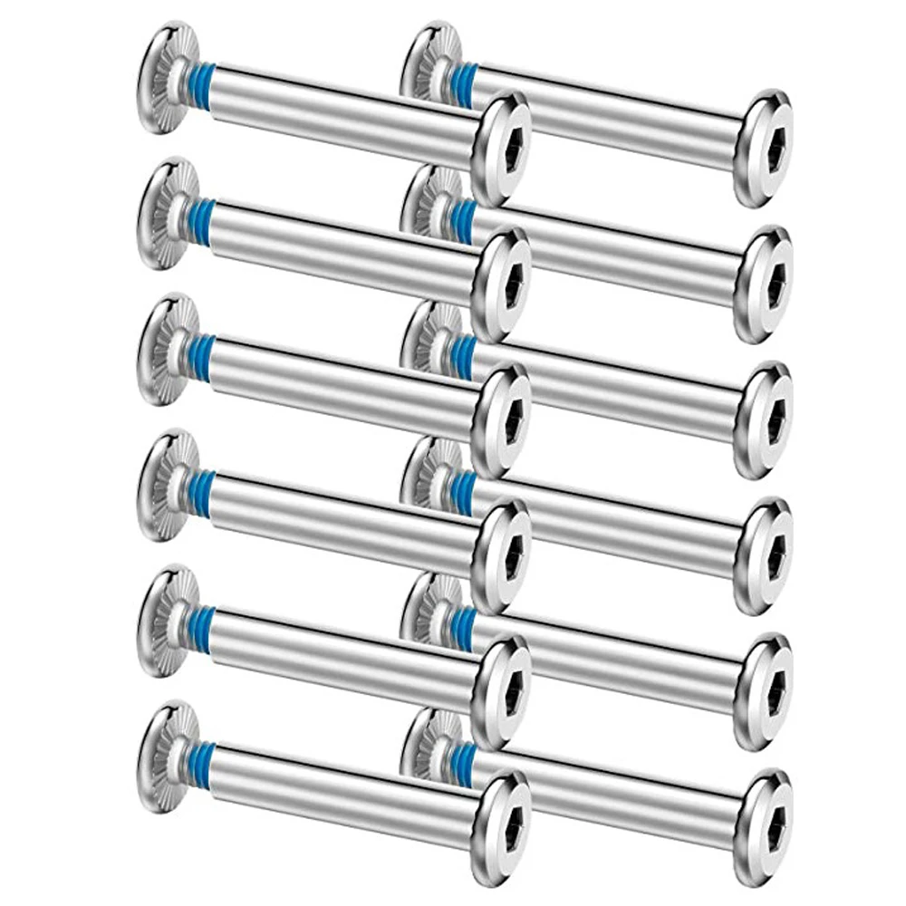 Cuchillas de patinaje, patines en línea, tornillos para patinaje, zapatos de Skate, espaciador, ejes para zapatos de Skate, tornillo para patín en línea, tornillos masculinos y femeninos - imagen 2