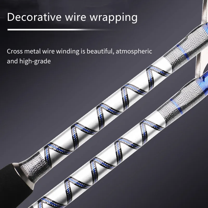 Caña de pescar de atún Mavllos Hegemon con señuelo de anillo guía de acero inoxidable 200-800g caña de pescar giratoria de agua salada súper dura - imagen 5