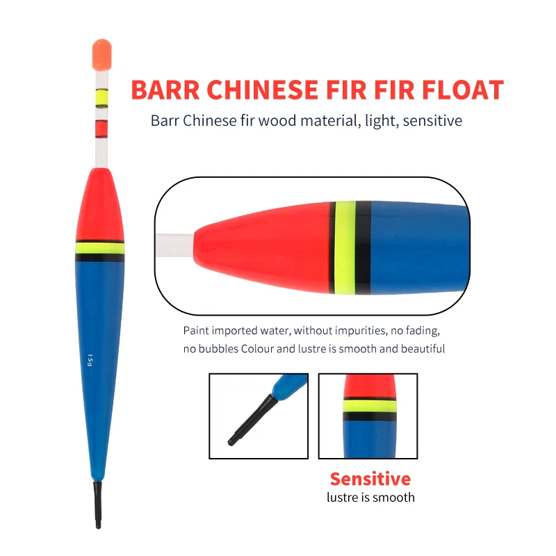 3 uds/4 uds/paquete flotador de Pesca boya Vertical palo de luz flotador palo de luz aparejos de Pesca Pesca - imagen 3