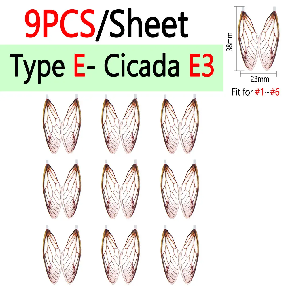 9pcs Type E3