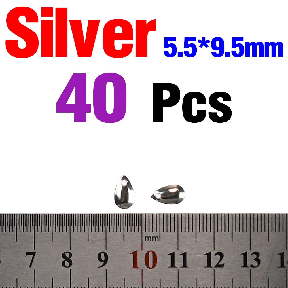 Silver 5.5x9.5mm