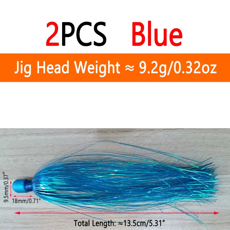 2pcs Blue