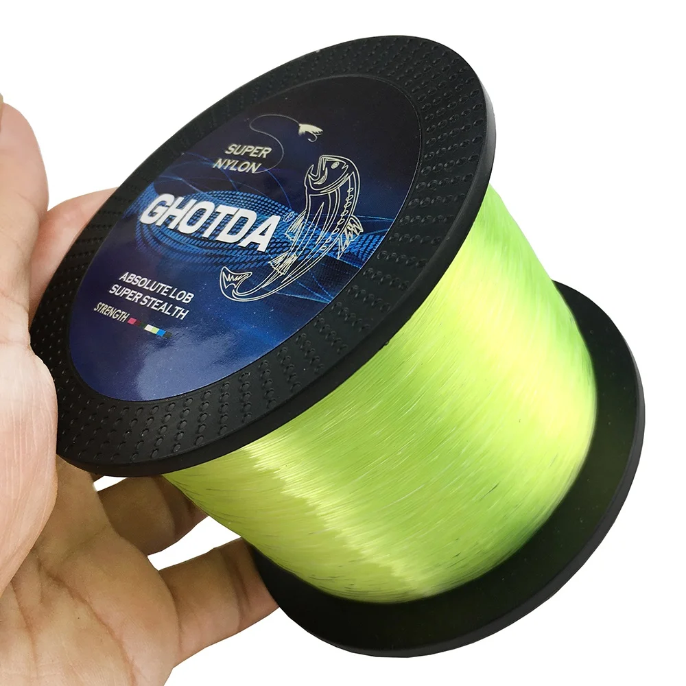 GHOTDA-Hilo de pescar de nailon japonés, monofilamento, para pesca de carpa, Mosca, hielo, 1000M - imagen 2