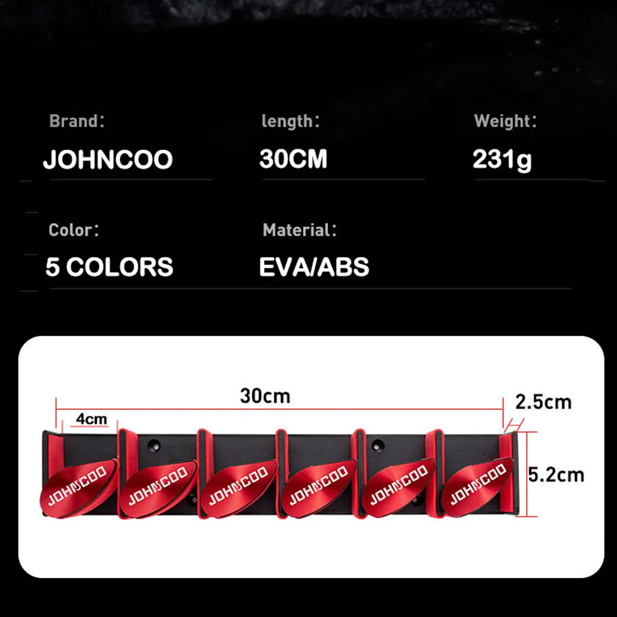 Estante de almacenamiento para caña de pescar, soportes verticales para caña de pescar, herramientas de almacenamiento, 4 colores - imagen 4