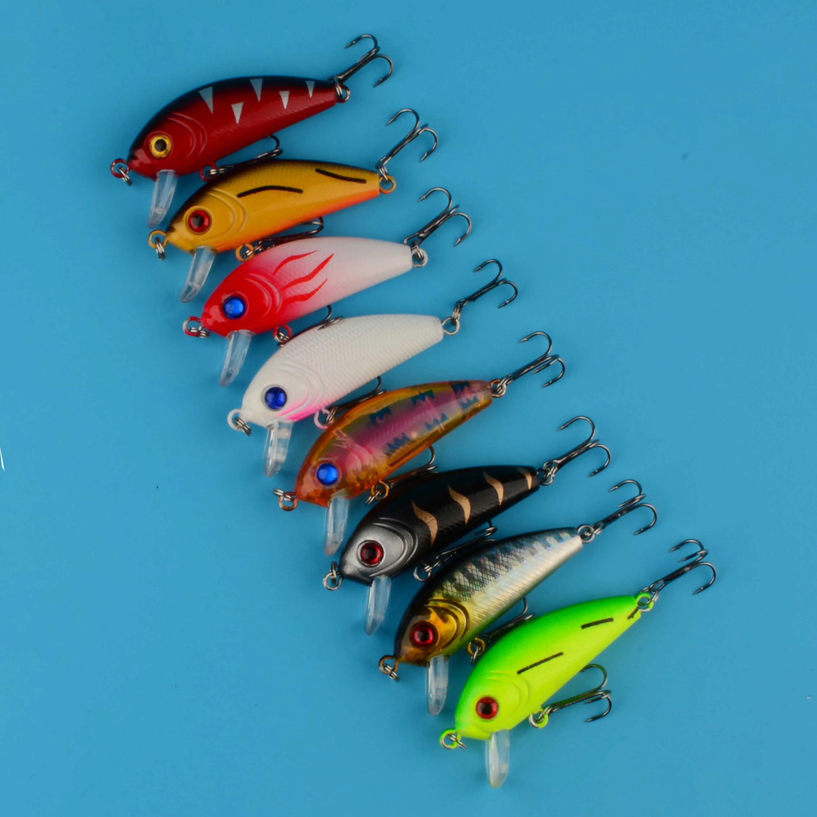 Popper Minnow de plástico duro para lubina y trucha – Wobbler - imagen 5