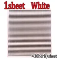 1 sheet White