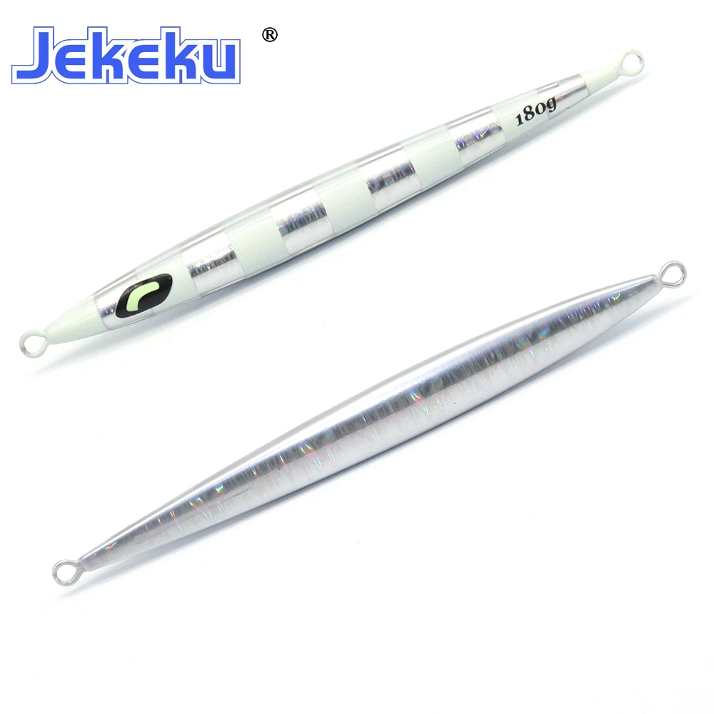 JEKEKU Wobbler señuelo duro de metal – pesca en agua salada - imagen 3