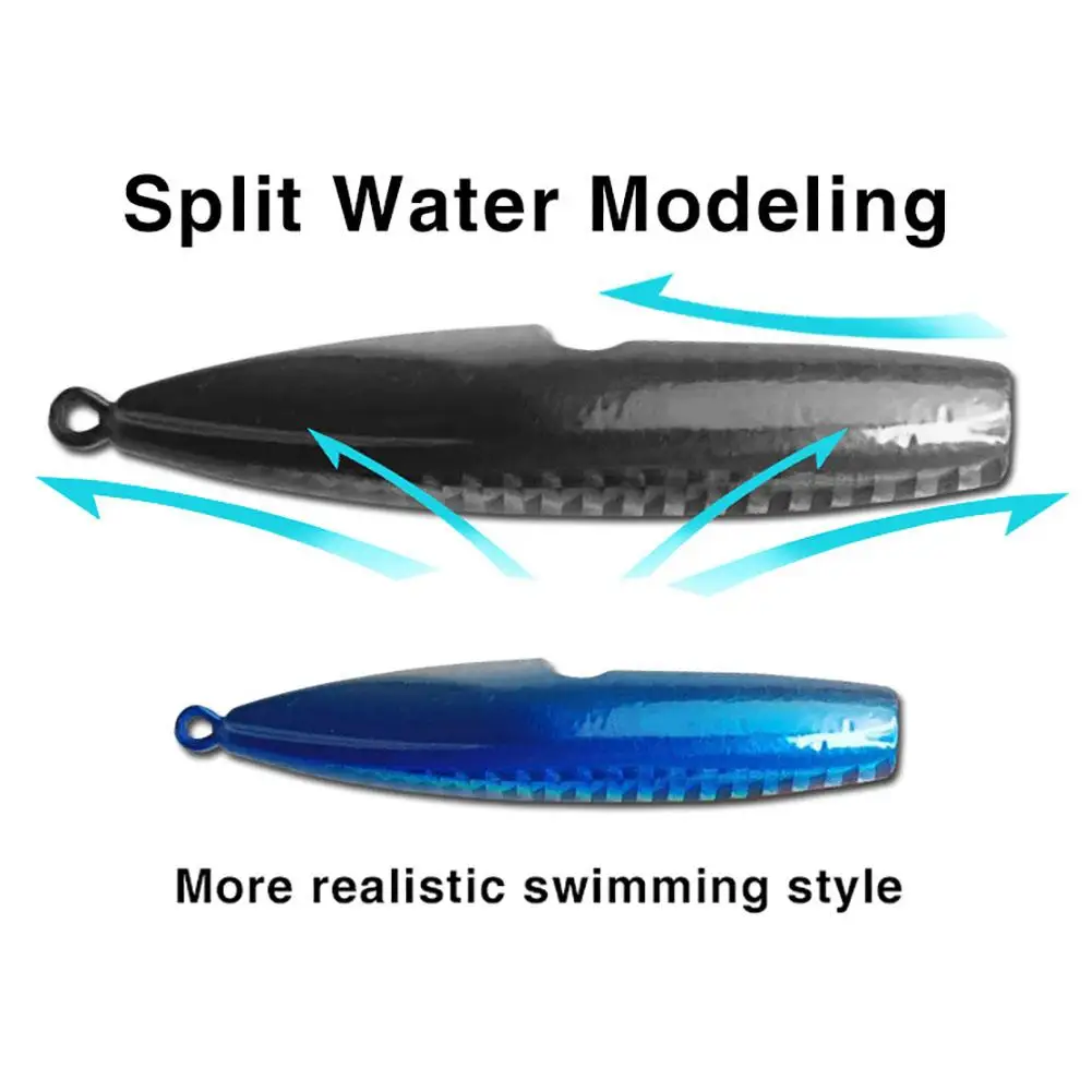 Señuelo luminoso de pesca Jigging, anzuelos de calamar Bkk, cebo duro Marlin, 80g-200g - imagen 5