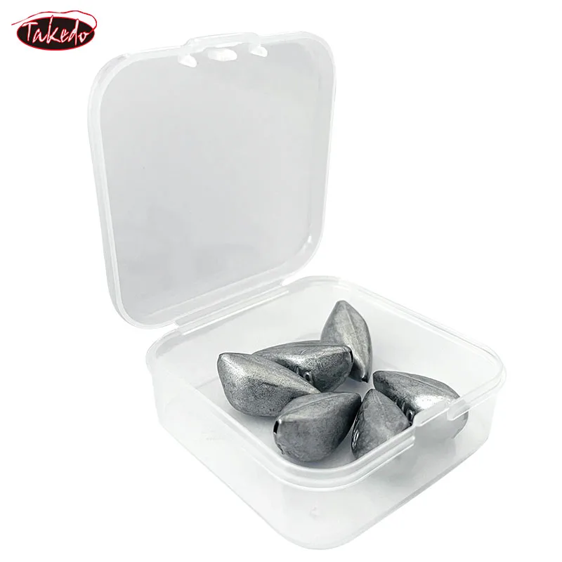 Takedo FD06 plomo de pesca metal colgante inserción ligero duradero - imagen 5