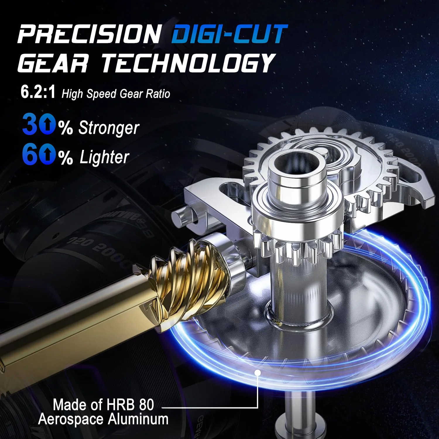 Carrete de Pesca Giratorio Sougayilang 1000-6000, Relación de Engranajes 5.0:1, Carrete de Aleación de Aluminio, Balancín de Equilibrio, Pesca de Lubina, Trucha, Agua Dulce - imagen 4