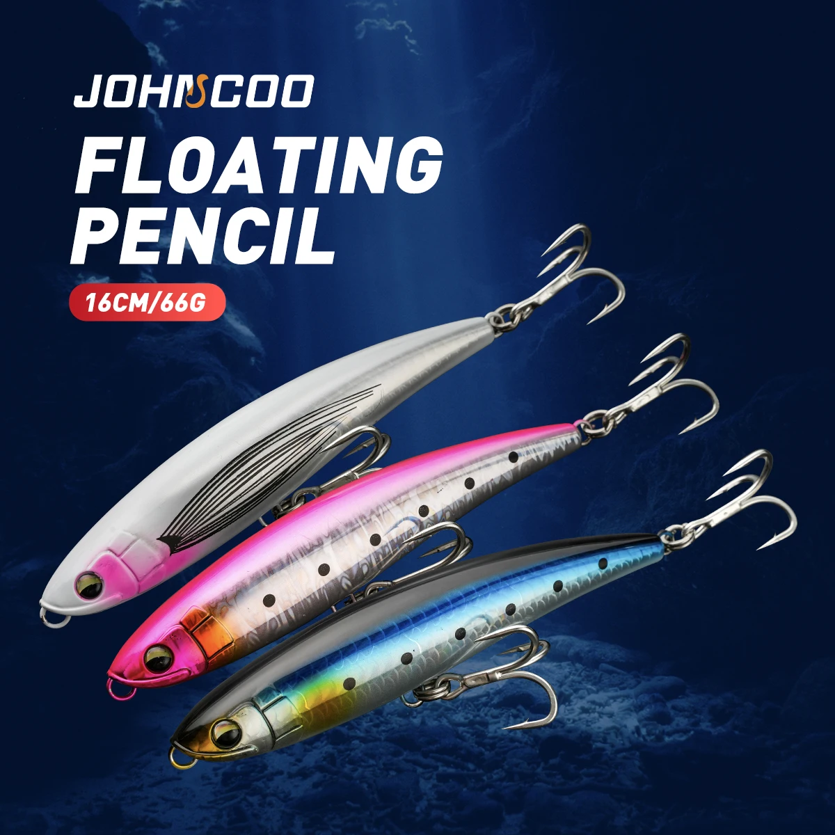 Lápiz flotante Wobbler 16cm 66g señuelo de pesca señuelo pececillo cebo duro aparejos de pesca de calidad