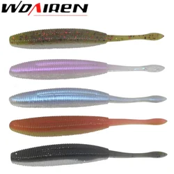 6 uds Tiddler Minnow cebos blandos 10cm 4,8g señuelos para simulación de Pesca pez suave señuelo de Pesca de carpa Leurre Dur Peche Pesca