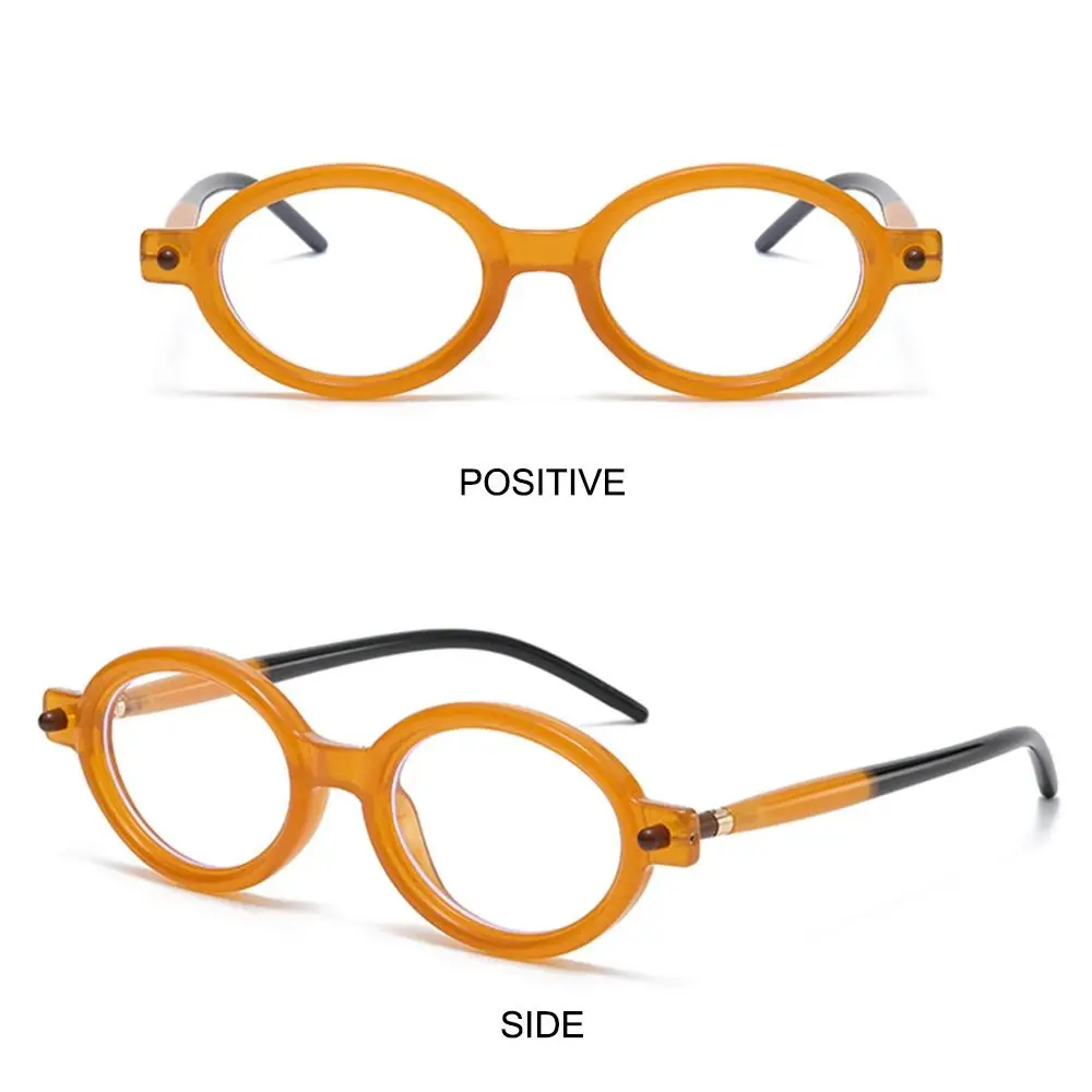 Gafas de sol ovaladas pequeñas Punk Vintage, gafas de sol con montura redonda literaria de moda, gafas de sol de Hip Hop para hombres y mujeres - imagen 3