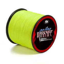 Warknife Hilo trenzado para carpa PE de alta resistencia para pesca