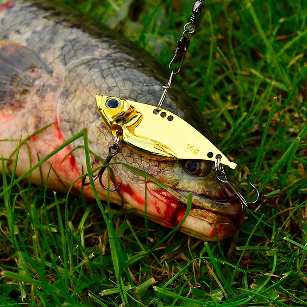 Un pez con un gancho en la boca