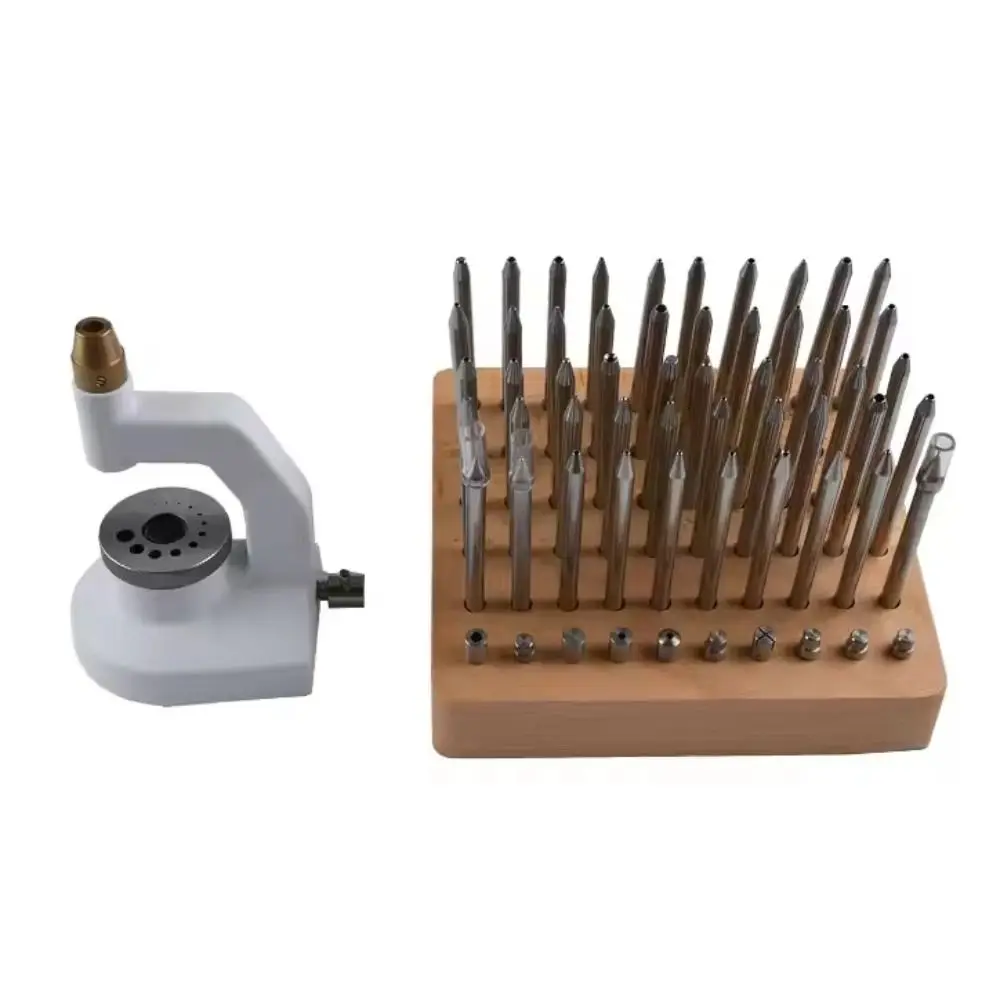 Herramienta de estaqueo de reparación de relojes de precisión, Kit de punzonado de joyería ergonómico resistente a la corrosión, juego de herramientas de reloj antideslizantes y ligero - imagen 2