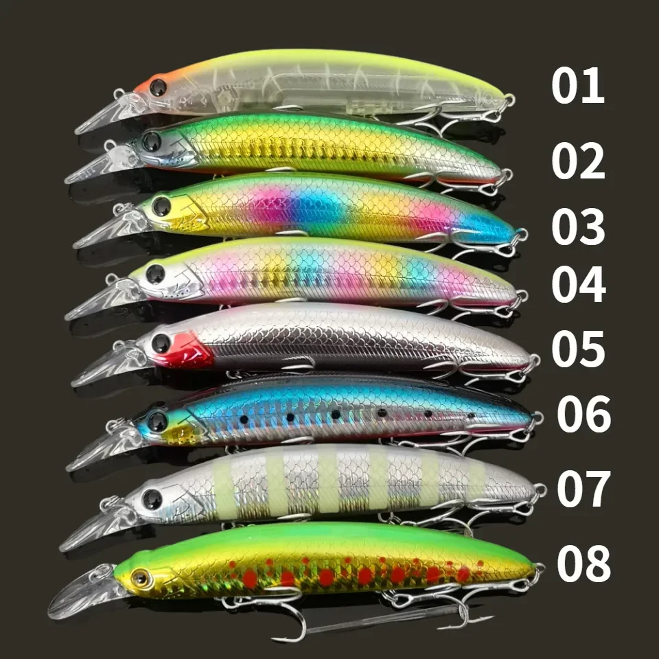 Señuelos de Pesca de plástico duro, cebo Artificial flotante de 110mm, buena calidad - imagen 5