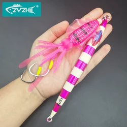 ZYZHE Jig luminoso 150 g para atún y marlín
