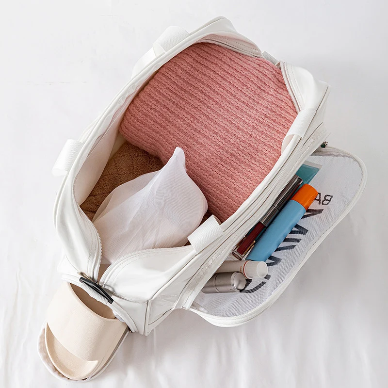 Bolsa de playa para escalada y natación, bolsillo para zapatos, viaje al aire libre, lavado, bolso de comando, equipaje transparente seco y húmedo para verano, bolsas de gimnasio - imagen 4