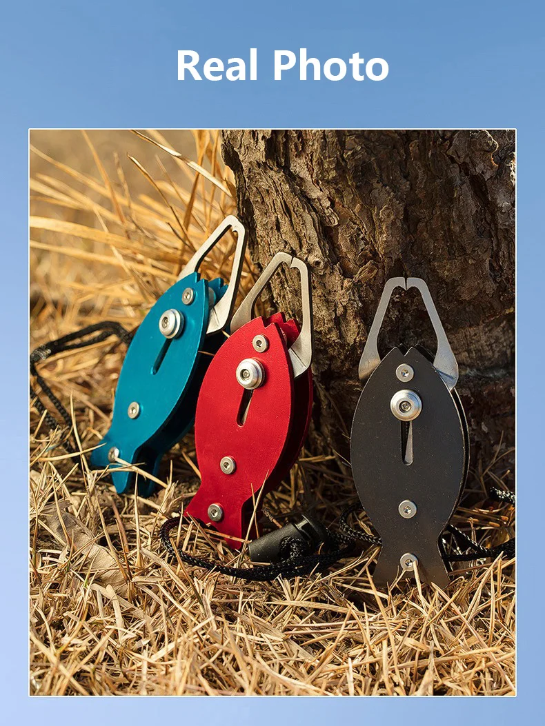 Mini pinza de pescado para pesca con señuelo, herramienta de Control de peces portátil de aluminio ligero - imagen 3