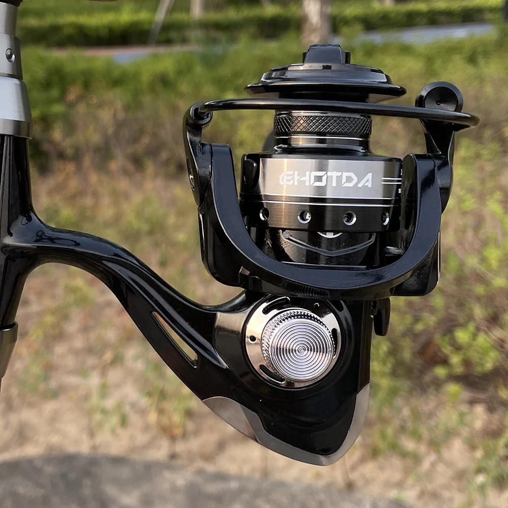 GHOTDA-señuelo de carrete de Metal Serie 2000-7000, rueda giratoria, accesorios de pesca para lanzar agua de mar y río de agua dulce al aire libre - imagen 5