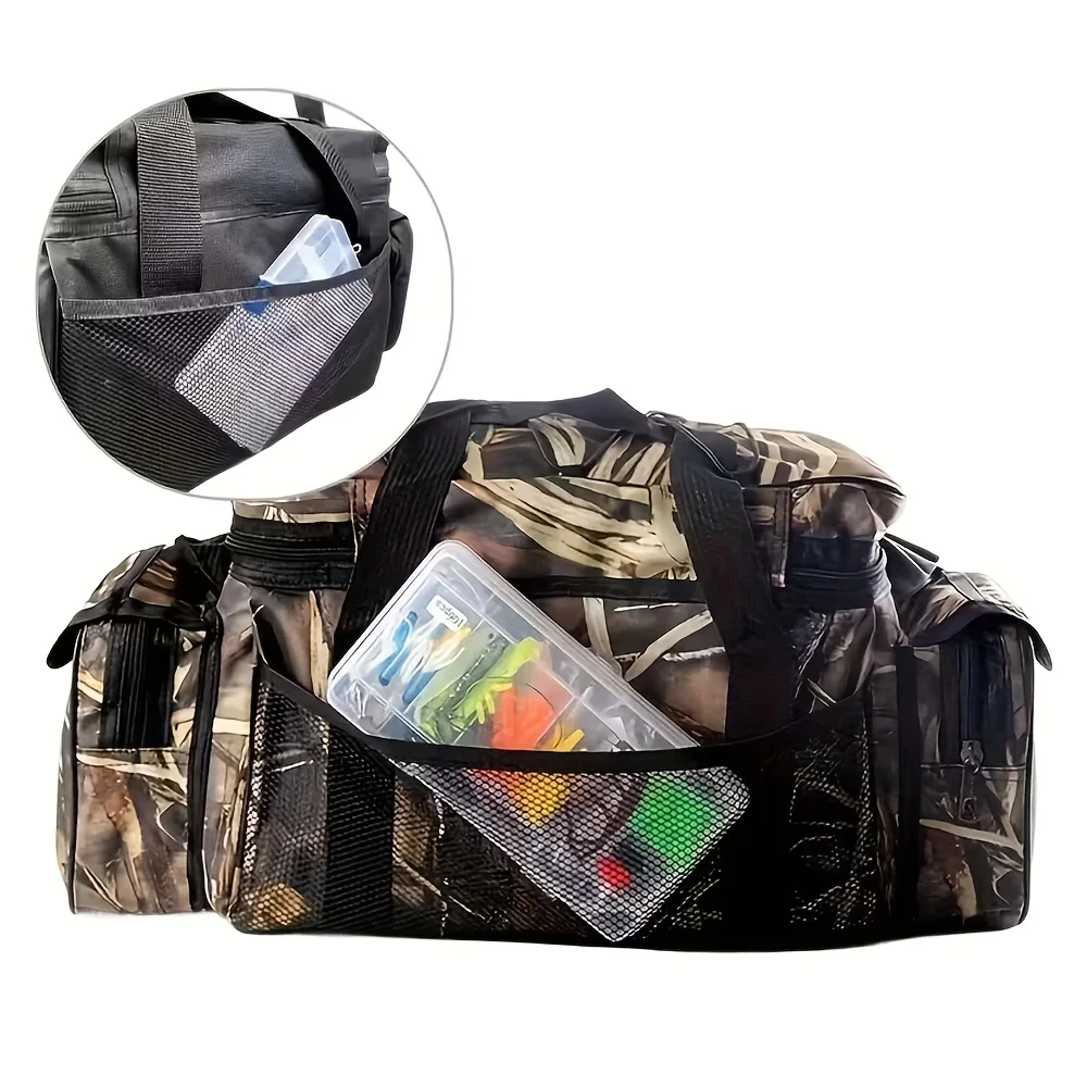 JSFUN Riñonera de Pesca Impermeable 11L con Correa Ajustable - imagen 5
