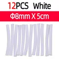 12pcs White 8mm