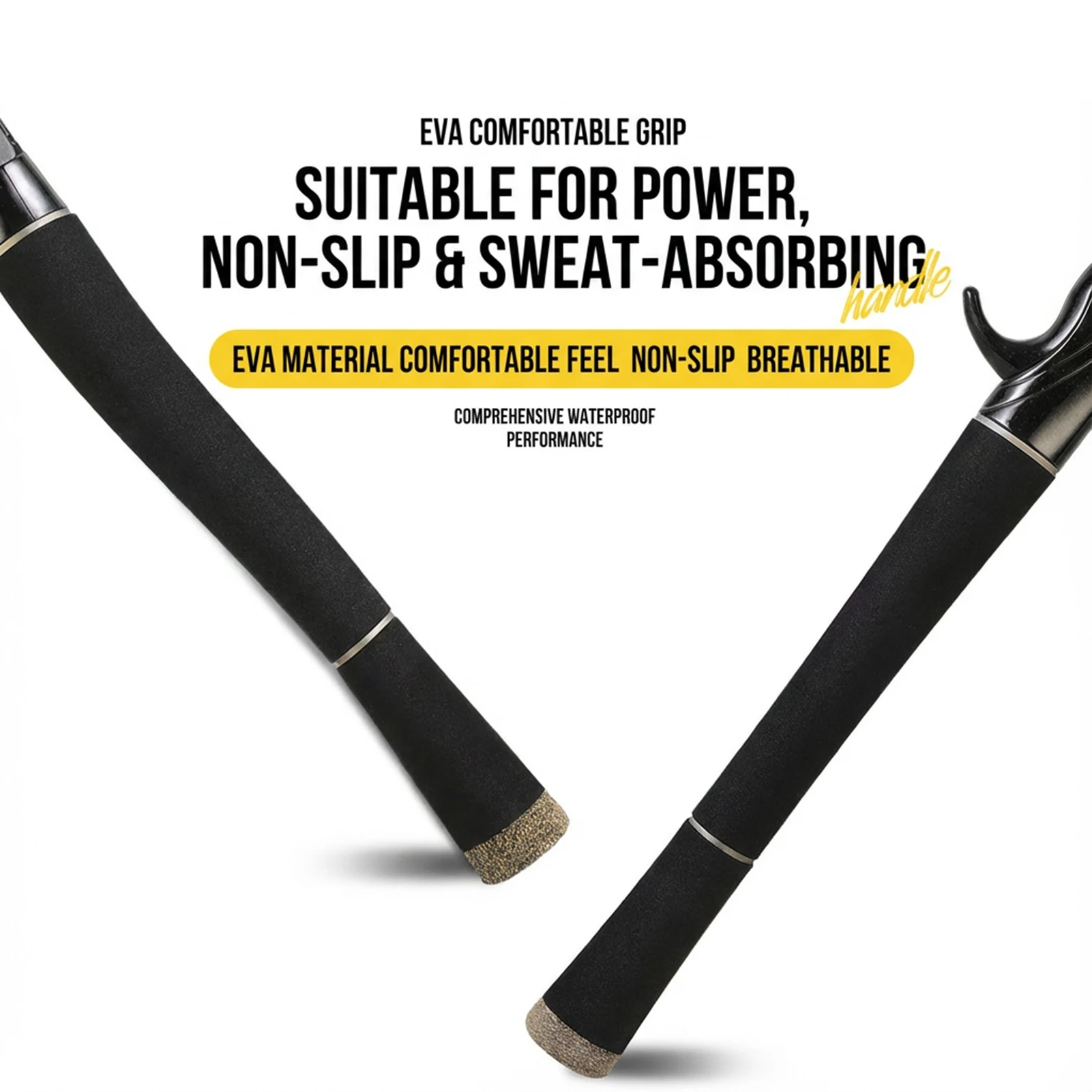 Caña de pescar portátil de 1,8/2,1/2,4 m, caña de pescar de sección corta, caña de mano ultraligera de fibra de carbono, accesorios de pesca al aire libre - imagen 2