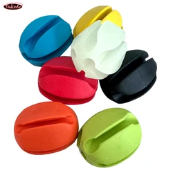 TAKEDO 2 unids/bolsa 7 colores soporte paquete varilla bola duradero dispositivo de varilla de amarre almacenamiento de silicona herramientas de caña de pescar fija