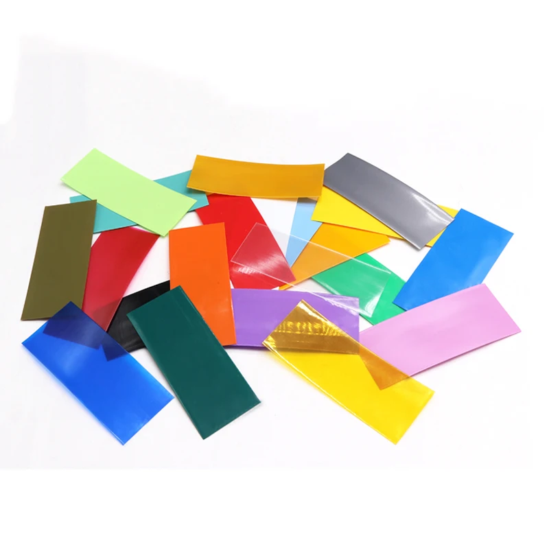 25-1000 Uds. Envolturas de batería precortadas 26650 Tubo termorretráctil de PVC caja de película de batería de envoltura termorretráctil aislada de contracción rápida - imagen 3