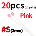 20pcs 2mm pink