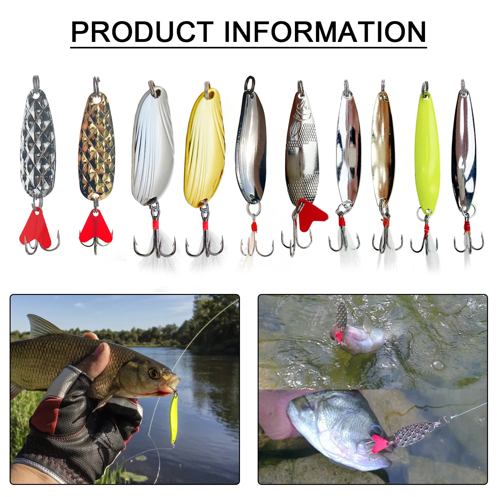 Free Fisher Kit de señuelos de mar con plomos y Jig Head vinilo - imagen 3
