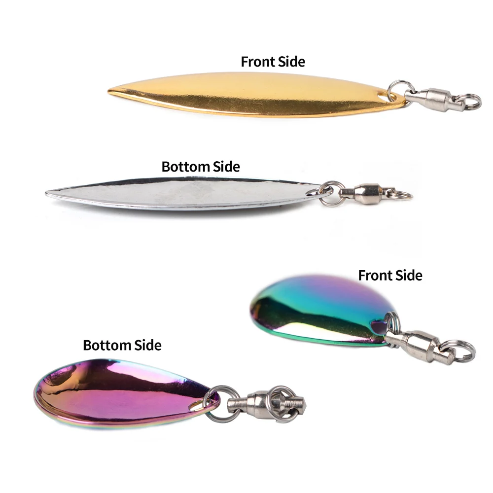 ICERIO Spinner Fishing Lures Wobble Rotating Flash Metal for Crankbaits Bait Artificial Hard Baits Spoon Lure Fly Fishing Pesca - imagen 5