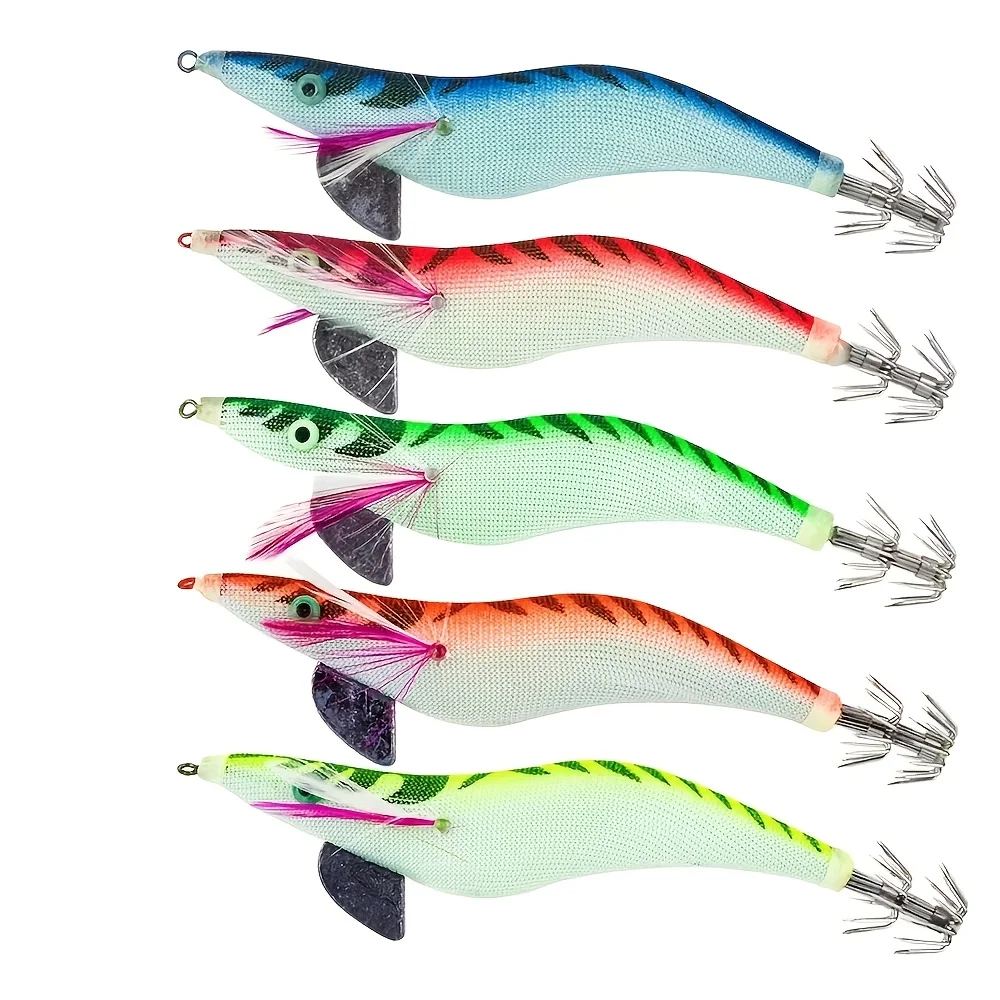 Plantillas Calamar Luminosas – Señuelos para gambas y camarones - imagen 2