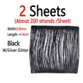 2Sheets Black Silver