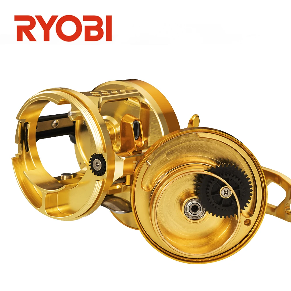 Carrete de pesca de METAL RYOBI VARIUS, rueda de tambor 11BB, 15KG, carrete de barco de JIGGING ligero, carrete de despedida de cebo - imagen 3
