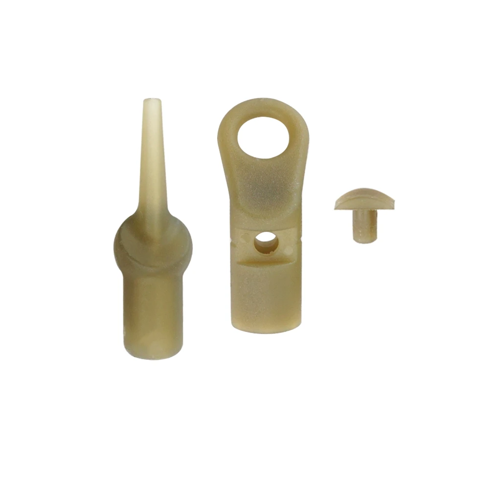 Hirisi-Juego de 10 anillos de pesca de carpa, cuentas de goma para carpa Chod, aparejos de helicópteros, aparejos terminales, accesorios de pesca - imagen 3