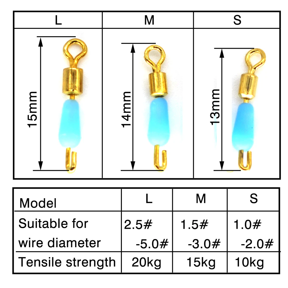 MNFT 20 piezas broches giratorios aparejos de pesca de carpa conector giratorios método alimentador sedal Clip conectores Accesorios - imagen 5