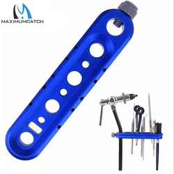 Maximumcatch-tornillo para atado de moscas, barra de herramientas ajustable, Caddy para soporte de bobina, tijeras, alicates Hackle, Kit de herramientas para atar moscas