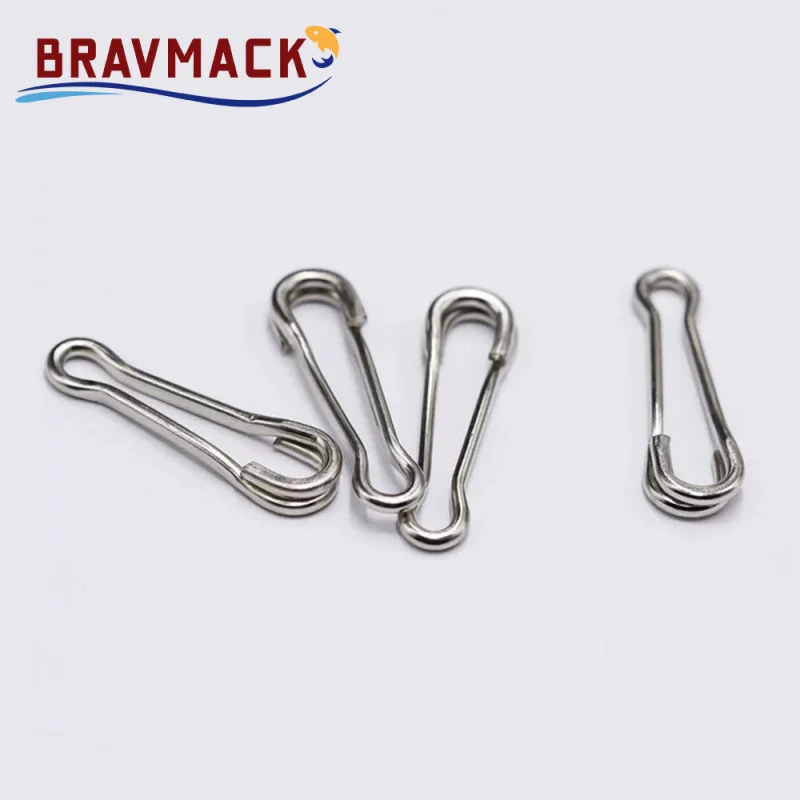 25 uds pesca de acero inoxidable Snap barril de pesca Pin giratorio señuelo conector accesorios de pesca herramientas de pesca - imagen 5