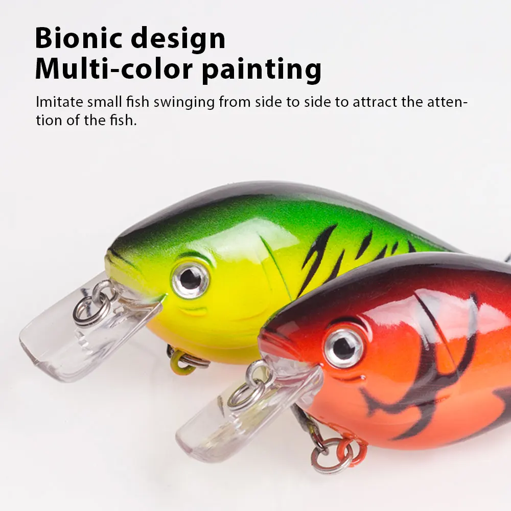 Hanlin Crankbait Flotante para Lubina y Lucio en Agua Dulce - imagen 2