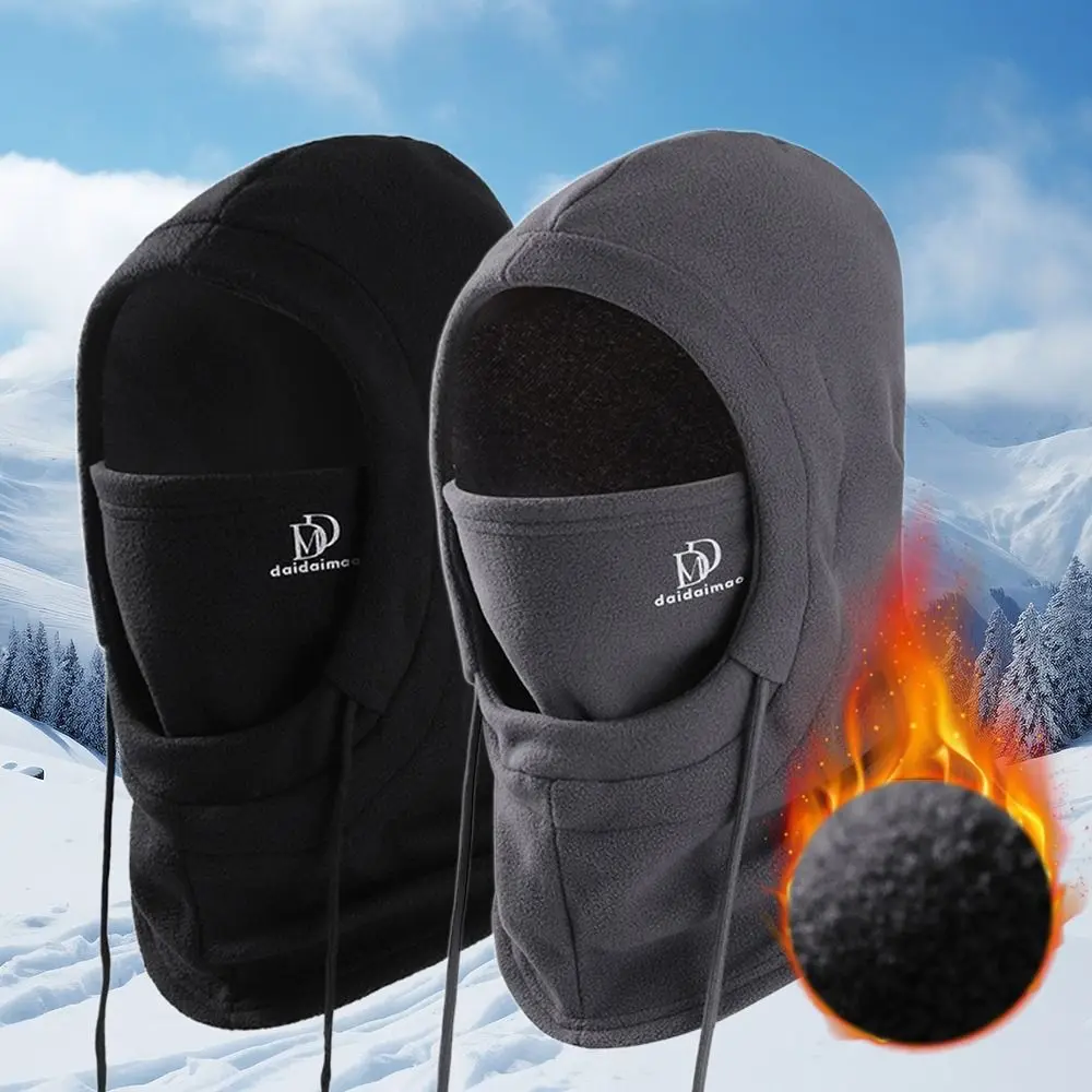 Calentador de cuello Unisex, pasamontañas para ciclismo, sombrero a prueba de viento para mantener el calor, conjunto de bufanda, sombrero grueso con protección para los oídos para deportes al aire libre - imagen 5