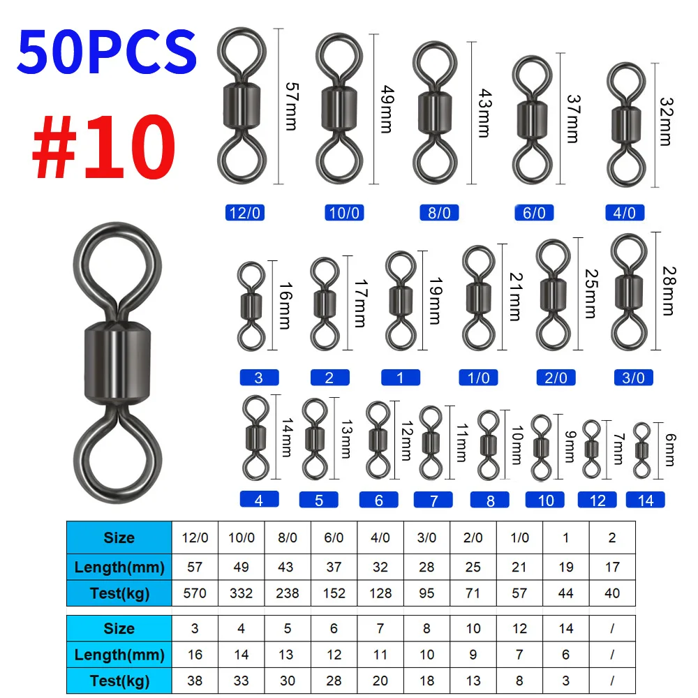 50PCS Size 10