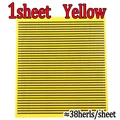 1 sheet Yellow