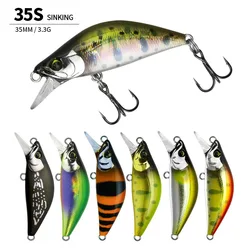 Señuelo hundido Minnow 35S - Cebo duro para lubina y trucha
